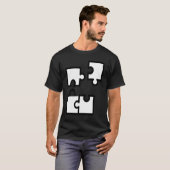 Work and life balance My Favourite hobby Puzzle Tシャツ (正面フル)