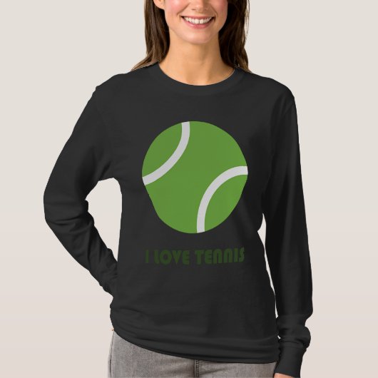Work and life balance My Favourite hobby Tennis Tシャツ (正面)
