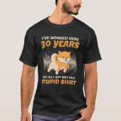 Work Anniversary 30 Years Service Anniversary Tシャツ (正面)