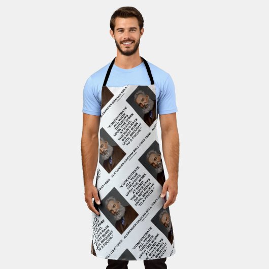 Work Bell引用文 エプロン (着用した状態)