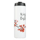 Work Bestiesギフト2鳥の木の枝 タンブラー (正面)