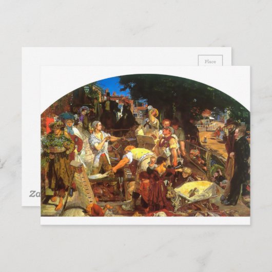 Work by Ford Madox Brown ポストカード (正面/裏面)