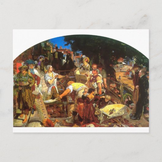 Work by Ford Madox Brown ポストカード (正面)