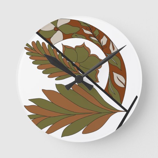 Work Desk Styling, Office Setup, Study Space, Mini ラウンド壁時計 (正面)