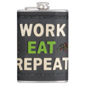 Work eat repeat フラスク (正面)