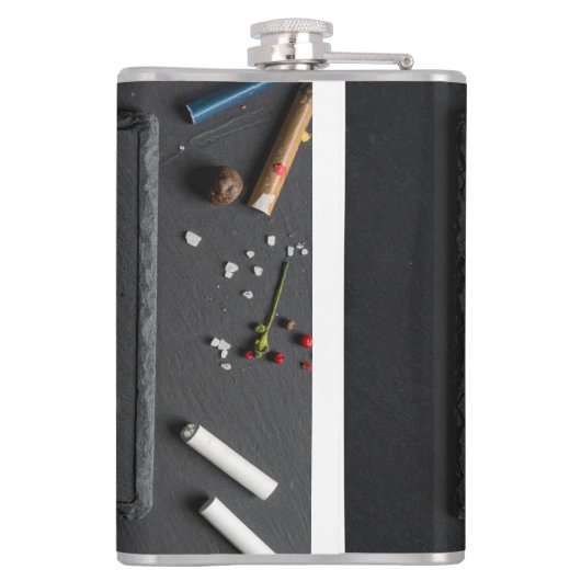 Work eat repeat フラスク (裏面)