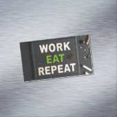 Work eat repeat マグネット名刺 (インサイチュ)