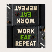 Work eat repeat 名刺 (外部フラット)