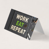 Work eat repeat 名刺 (正面)