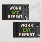 Work eat repeat 名刺 (正面/裏面)