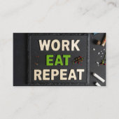 Work eat repeat 名刺 (正面)