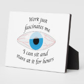 Work fascinates me, I can stare at it for hours フォトプラーク (側面)