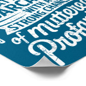 Work Forecast Scattered Sarcasm Employees Humor Qu ポスター (角)