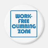 Work Free Climbing Zone マグネット (正面)