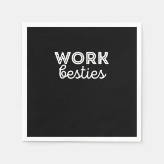Work Friends Cute Work Besties Employee Co-worker スタンダードカクテルナプキン