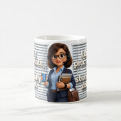 Work From Home Humor コーヒーマグカップ (中央)