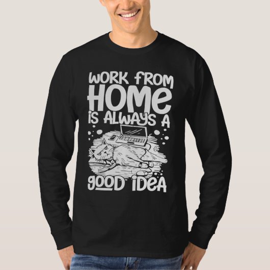 Work From Home Office Job Ideas Business Online De Tシャツ (正面)