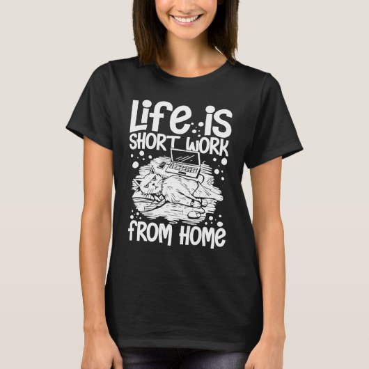 Work From Home Office Job Ideas Business Online De Tシャツ (正面)