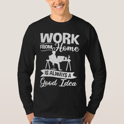 Work From Home Office Job Ideas Business Online De Tシャツ (正面)