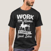 Work From Home Office Job Ideas Business Online De Tシャツ (正面)