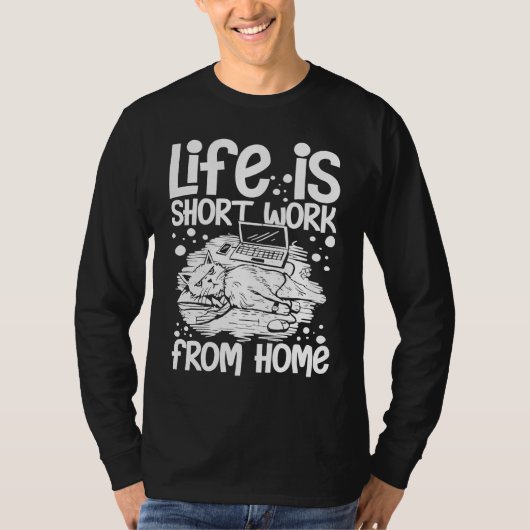 Work From Home Office Job Ideas Business Online De Tシャツ (正面)