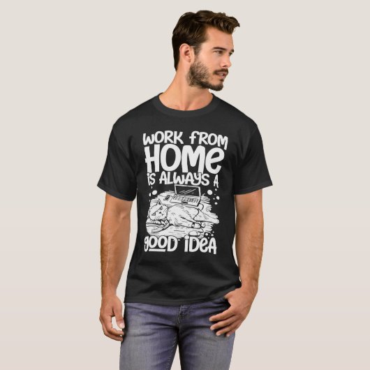 Work From Home Office Job Ideas Business Online De Tシャツ (正面フル)
