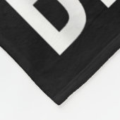 Work Hard And Be Nice - Motivational Quote  フリースブランケット (角)