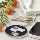 Work Hard and Be Proud, Inspirational, Motivation  キーホルダー (正面右)