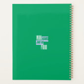 Work Hard and Be Proud, Motivational Quote プランナー手帳 (裏面)