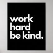 Work Hard Be Kind Insrational Motivational Workout ポスター (正面)