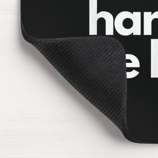 Work Hard Be Kind Insrational Motivational Workout マウスパッド (コーナー)