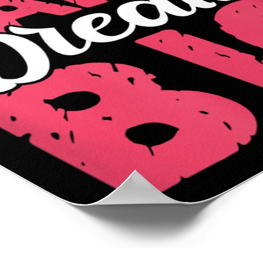 Work Hard Dream Big Motivational Insration Encoura ポスター (角)