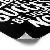 Work Hard In Silence Let Your Success Motivation Q ポスター (角)