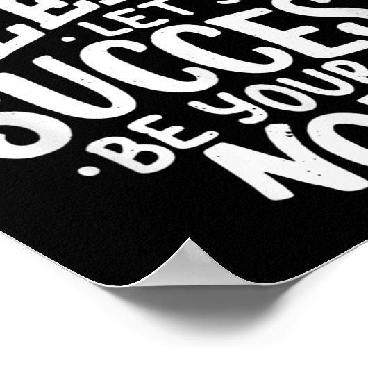 Work Hard In Silence Let Your Success Motivation Q ポスター (角)