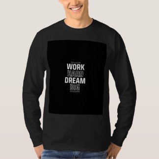 Work hard motivation quote t shirt  tシャツ
