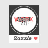 Work Hard Motivational  シール (シート)