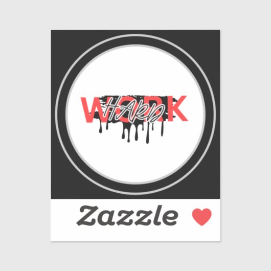 Work Hard Motivational  シール (シート)