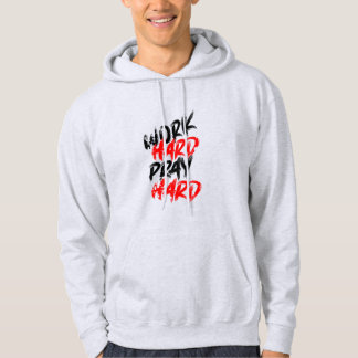 Work Hard Play Hard Hoodie | Motivational Streetwe パーカ