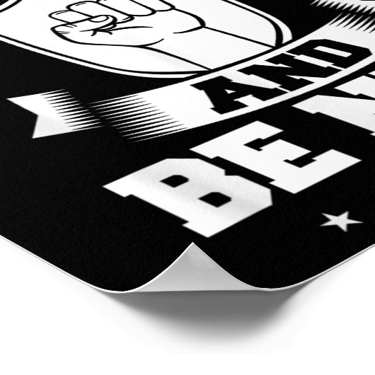 Work Hard Quotes Insration Motivational Saying  ポスター (角)