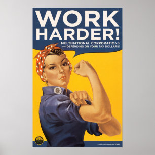 work harder! ポスター