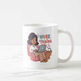 Work in Pajama – Funny Giftful Work Vibes コーヒーマグカップ