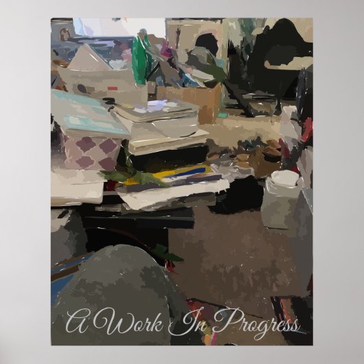 Work in Progressの値ポスター紙(マット) ポスター (正面)
