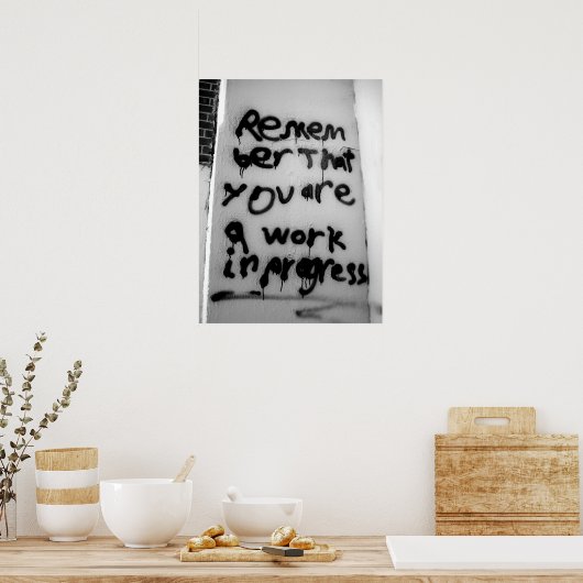 Work in Progress ポスター (キッチン)