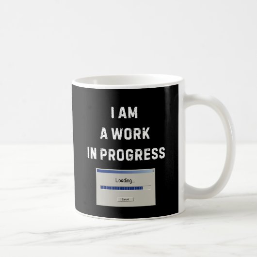 Work In Progress Mug コーヒーマグカップ (右)