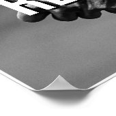 Work in Silence Rest in Peace Gym Motivation Quote ポスター (角)