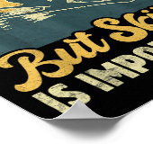 Work Is Important But Skiing Is Importanter - Funn ポスター (角)