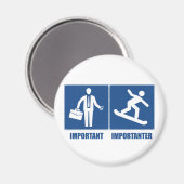 Work Is Important, Snowboarding Is Importanter マグネット (正面/裏面)