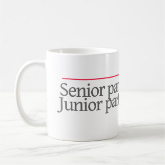 "WORK.JUNIORパートナーのシニアパートナー家庭で" -- コーヒーマグカップ