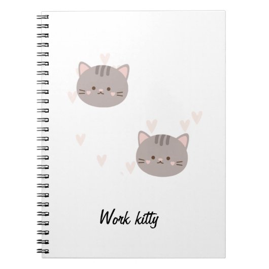 Work Kitty Notizbuch ノートブック (正面)