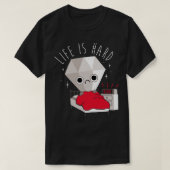 Work Life Is懸命 Tシャツ (デザイン正面)